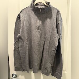 Rodd & Gunn Charcoal Zip-Up Sweater Medium
